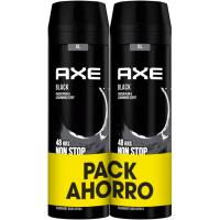 Desodorante para hombre Black en spray AXE, pack 2x200 ml