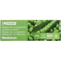 Bolsa de congelacion mediana EROSKI, caja 30 uds