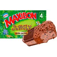 Helado sandwich MAXIBON JUNGLY, caja 560 ml