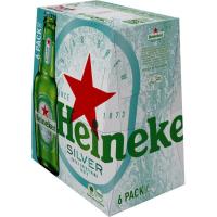 Cerveza HEINEKEN SILVER, pack 6x25 cl