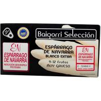 Espárrago blanco D.O. 9/12 BAIGORRI SELECCIÓN, lata 425 g