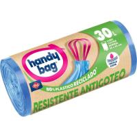 Bolsa de basura antigoteo 80% 30 l. HANDY BAG, paquete 15 uds