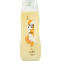 Gel de leche y miel para ducha BELLE, bote 750 ml