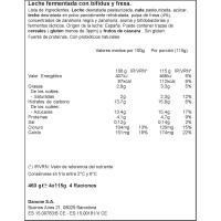 Activia cremoso sabor fresa DANONE, pack 4x115 g