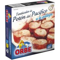 Tentáculos de potón del Pacífico a la gallega ORBE, lata 266 g