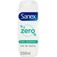 Gel piel normal SANEX ZERO, bote 550 ml