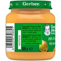 Potito de pera y plátano GERBER, tarrito 125 g