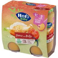 Potito de arroz con pollo HERO, pack 2x235 g