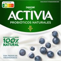 Activia de arándanos DANONE, pack 4x120 g