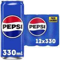 Refresco de cola PEPSI, pack 12x33 cl