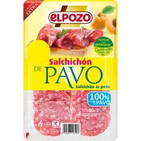 Salchichón de pavo ELPOZO, bandeja 80 g