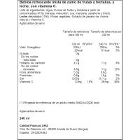 Lactozumo sabor Mediterráneo PASCUAL Bifrutas, botella 240 ml