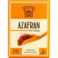 Azafrán en rama POTE, caja 4 sobres