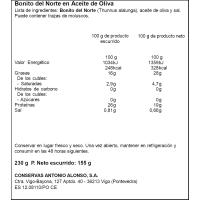 Bonito en aceite de oliva PALACIO de ORIENTE, lata 228 g