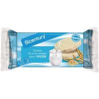 Tortitas de arroz-yogur BICENTURY, paquete 130 g