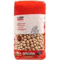 Garbanzo extra EROSKI basic, paquete 1 kg