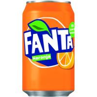 Refresco de naranja FANTA, lata 33 cl