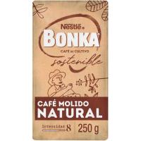 Café molido natural BONKA, paquete 250 g