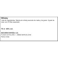 Whisky WILLIAM LAWSONS, botella 70 cl