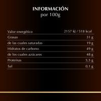 Chocolate negro 52% cacao LINDT, tableta 125 g