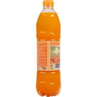 Refresco de naranja sin gas EROSKI, botella 1,5 litros