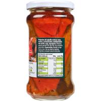 Pimiento de piquillo entreverado R. Gourmet EROSKI, frasco 290 g