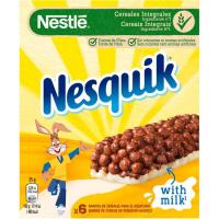 Barrita de cereal NESTLÉ Nesquik, 6 uds., caja 150 g