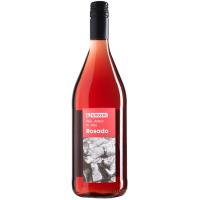 Vino Rosado de mesa EROSKI, botella 1 litro