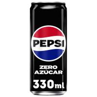 Refresco de cola PEPSI MAX ZERO AZÚCAR, lata 33 cl