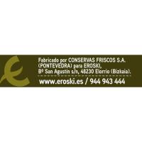 Atún claro en aceite de oliva EROSKI, pack 3x80 g