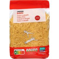 Fideo Cabellín EROSKI basic, paquete 1 kg