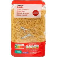 Fideo Cabellín EROSKI basic, paquete 500 g