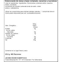 Edulcorante en comprimidos NATREEN, dosificador 400 uds