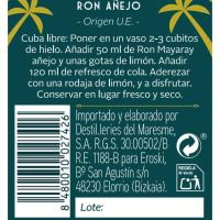 Ron Añejo MAYARAY, botella 70 cl