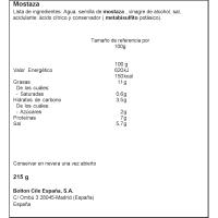 Mostaza de Dijon MAILLE, frasco 215 g