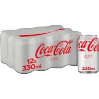 Refresco de cola light COCA-COLA, pack 12x33 cl