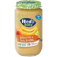 Potito de 3 frutas HERO, tarro 235 g 