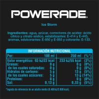 Bebida isotónica Ice Storm POWERADE, botellín 50 cl