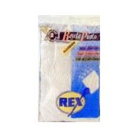 Bayeta para suelo blanco-azul 40x30 cm REX, pack 2 uds