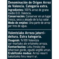 Arroz D.O.Valencia EROSKI, paquete 1 kg