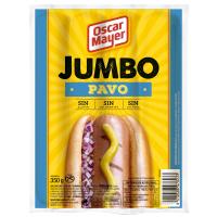 Salchichas de pavo jumbo OSCAR MAYER, sobre 350 g