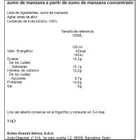 Zumo de manzana 100% Premium GRANINI, botella 1 litro