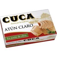 Atún claro en aceite de oliva CUCA, lata 112 g