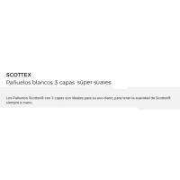 Pañuelo de papel SCOTTEX, paquete 12 uds