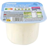 Queso fresco de Burgos EROSKI, tarrina 250 g