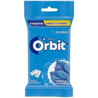 Chicle de menta en gragea ORBIT, pack 4x14 g