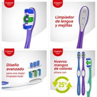 Cepillo dental 360º medio COLGATE, pack 1 ud