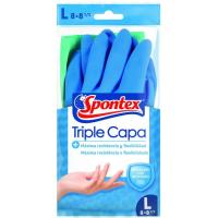 Guante triple capa talla grande SPONTEX, paquete 1 par