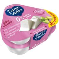 Queso fresco natural 0% BURGO DE ARIAS, pack 6x72 g