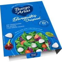 Burguitos naturales de queso BURGO DE ARIAS, bandeja 108 g